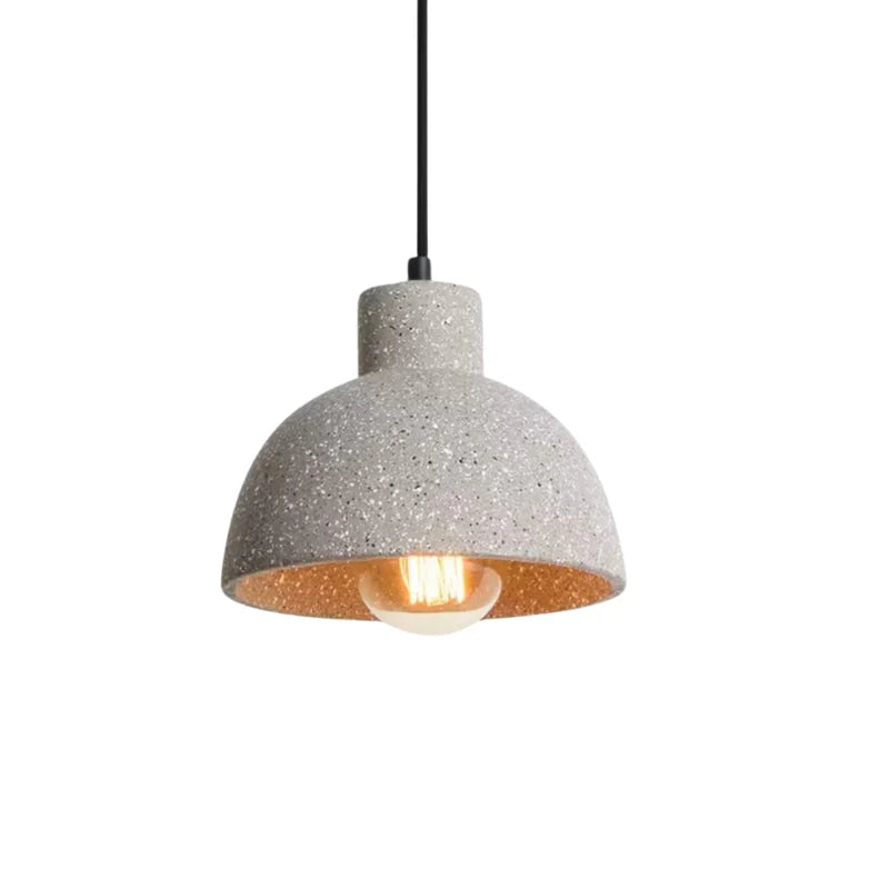 Suspension en Béton Style Industriel Chic – Lampe de Plafond Contemporaine