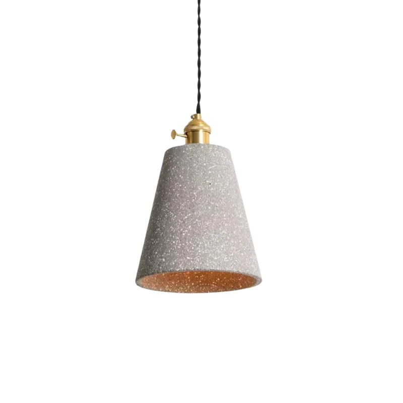 Suspension en Béton Style Industriel Chic – Lampe de Plafond Contemporaine
