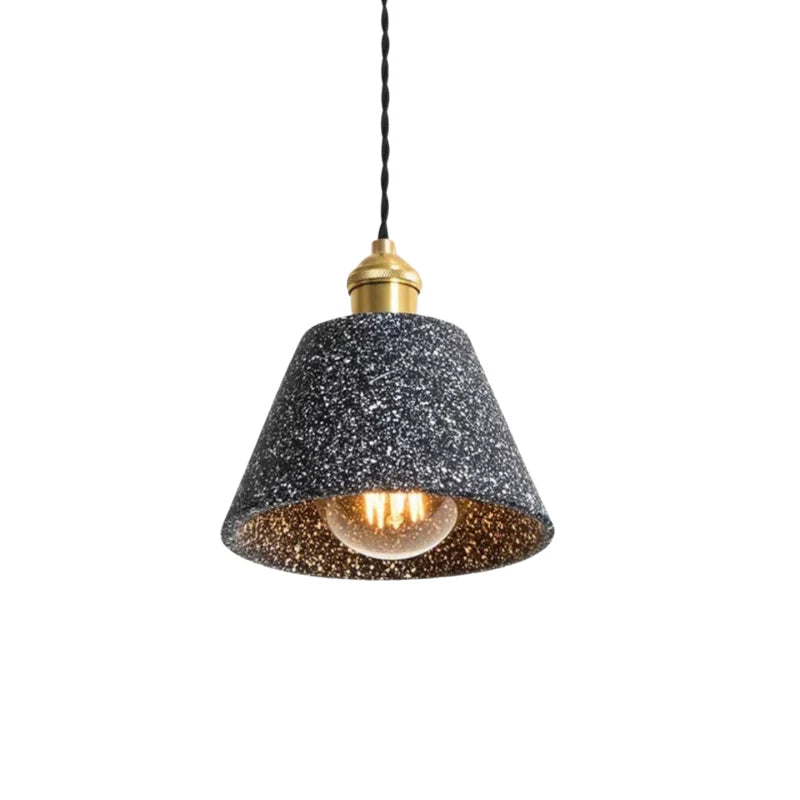 Suspension en Béton Style Industriel Chic – Lampe de Plafond Contemporaine