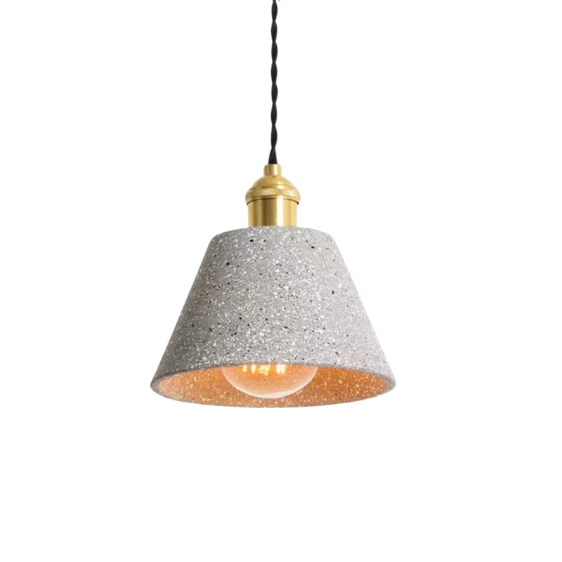 Suspension en Béton Style Industriel Chic – Lampe de Plafond Contemporaine