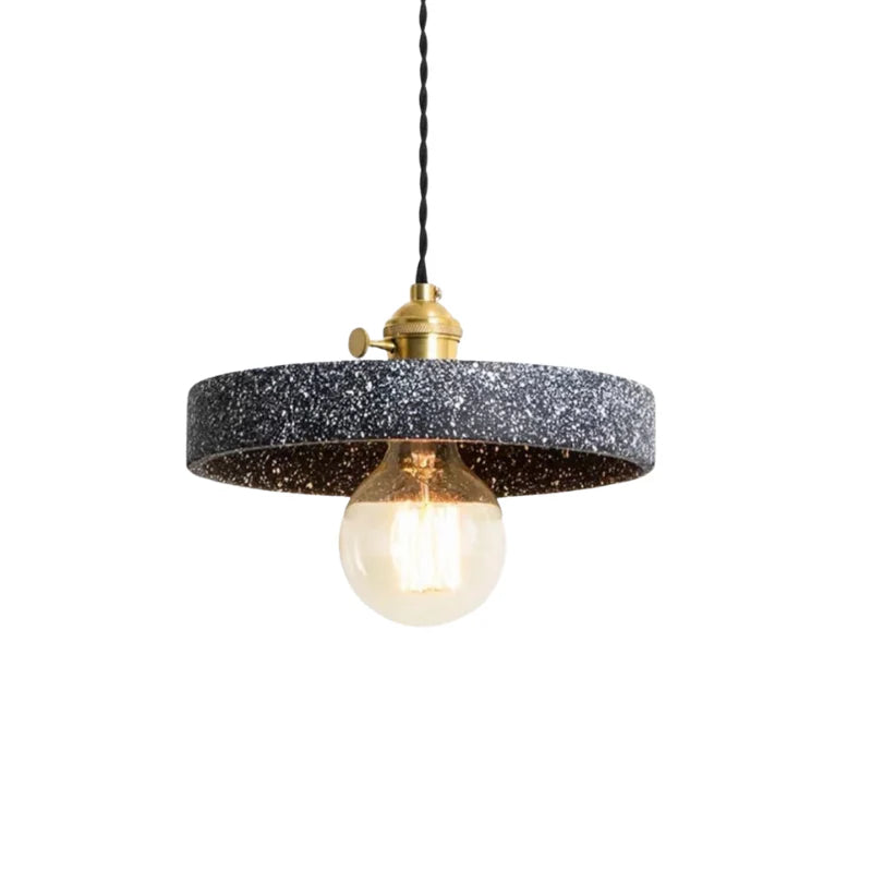 Suspension en Béton Style Industriel Chic – Lampe de Plafond Contemporaine