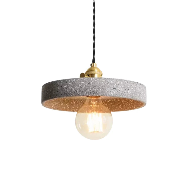 Suspension en Béton Style Industriel Chic – Lampe de Plafond Contemporaine