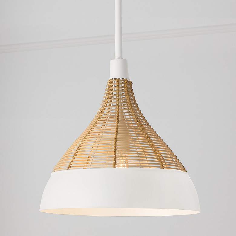 Matte White Pendant Light