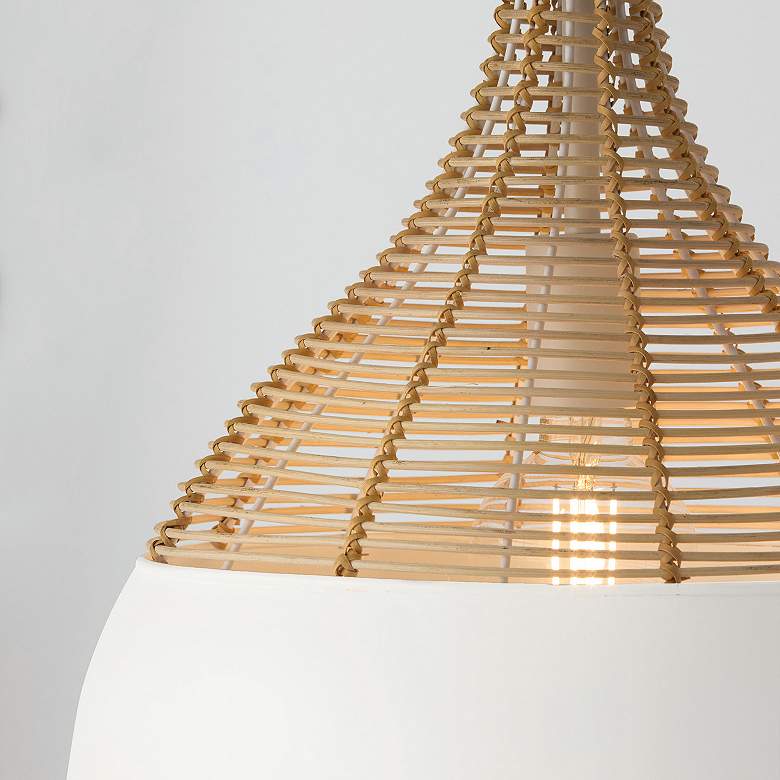 Matte White Pendant Light