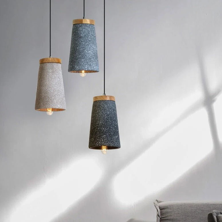 Suspension en Ciment Moderne ConcreteGlow – Alliance du Charme Industriel et du Design Minimaliste