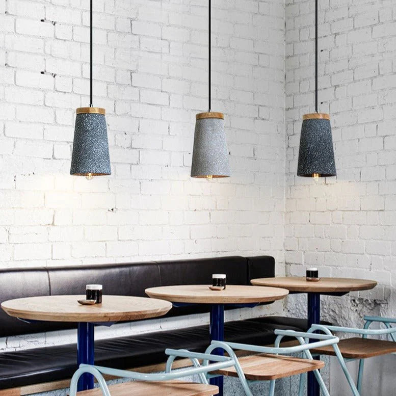 Suspension en Ciment Moderne ConcreteGlow – Alliance du Charme Industriel et du Design Minimaliste