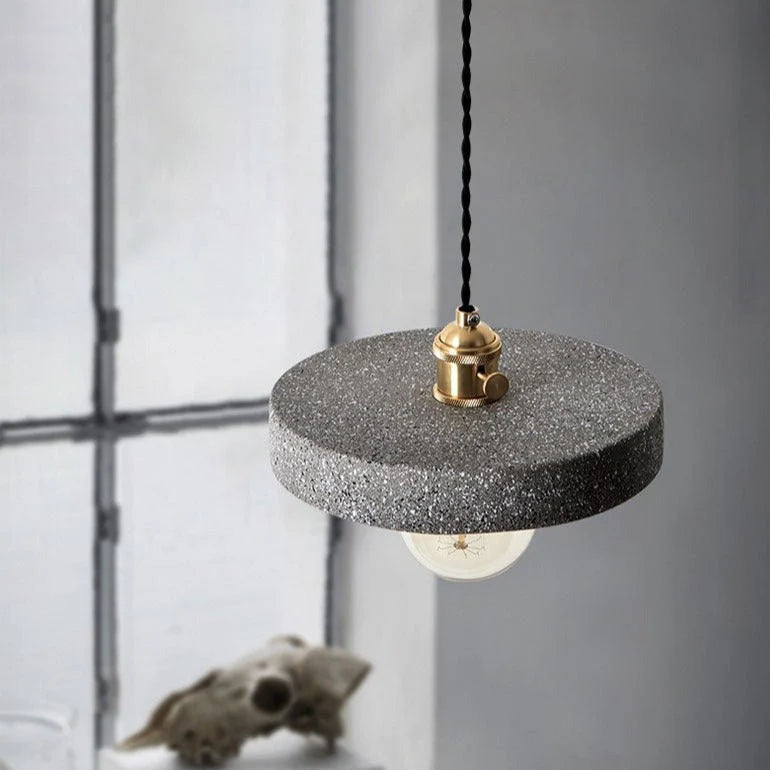 Suspension en Béton Style Industriel Chic – Lampe de Plafond Contemporaine